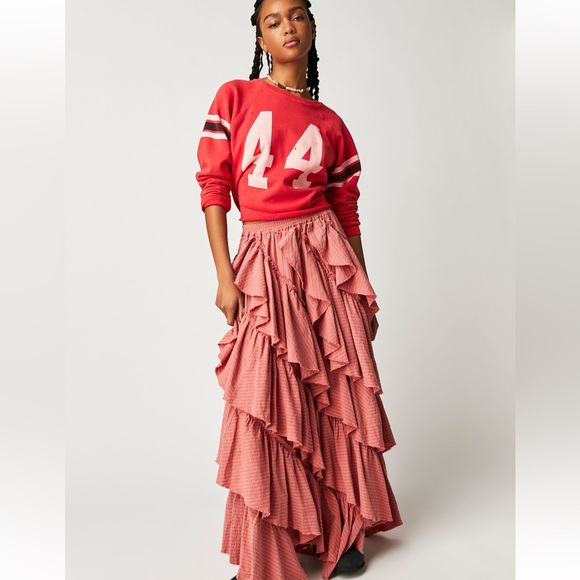 Free People Dresses & Skirts - Rare Free People Rock The Runway Tiered Maxi